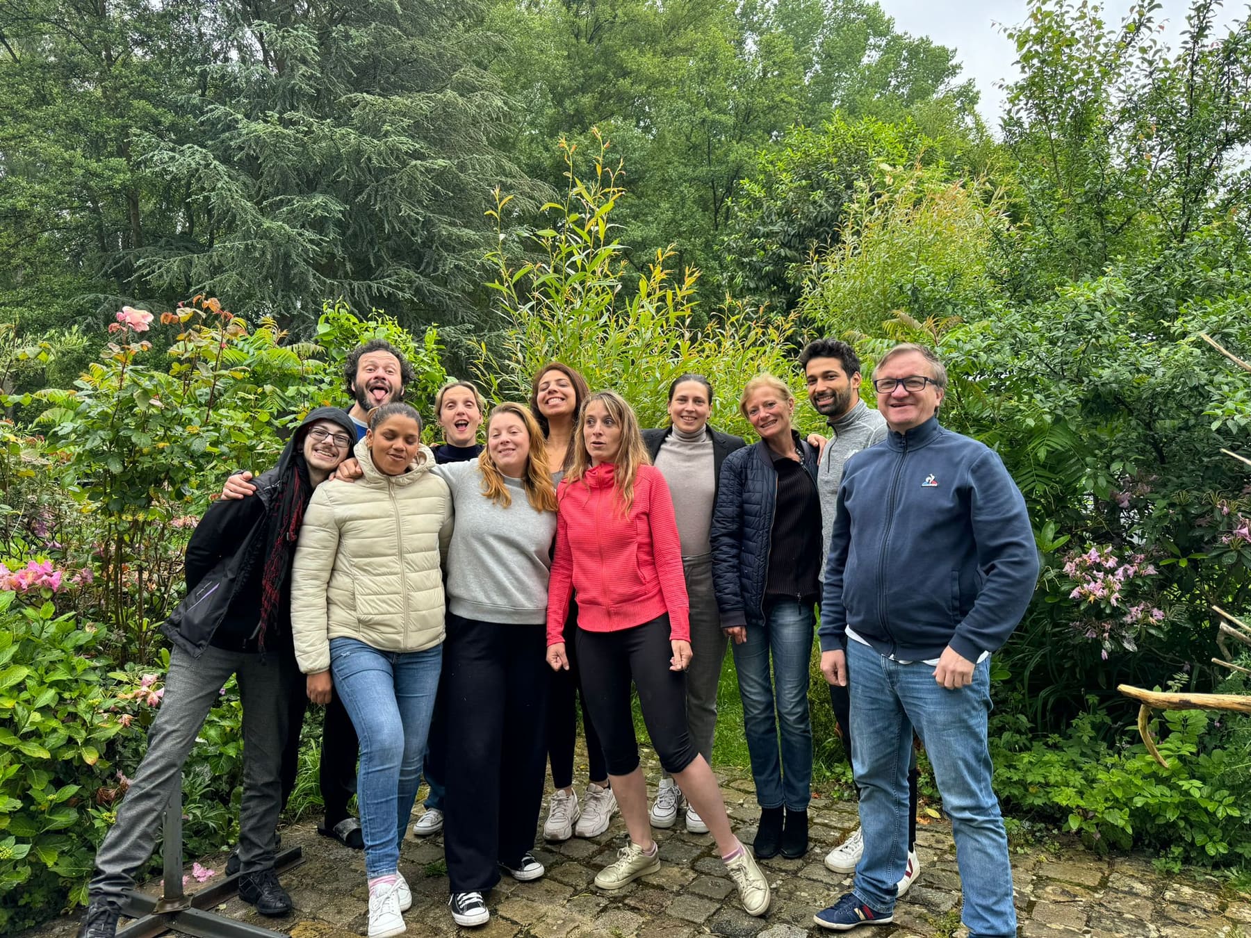 Groupe de stagiaires de la Katapulte Compagnie