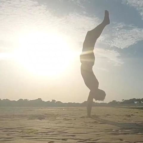 Stéphane Pernalonga, intervenant - capoeira à la Katapulte Compagnie